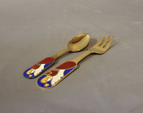 A. Michelsen christmas coffee spoon and cake fork, Christmas Star - 1989.
5000m2 showroom.
