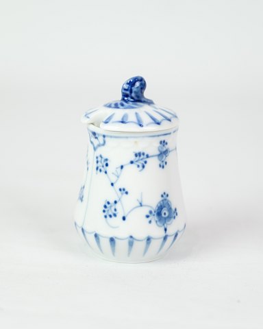 Mustard jar - No. 52C - Porcelain - Blue painted - Blue Fluted - Bing & Grondahl
Great condition
