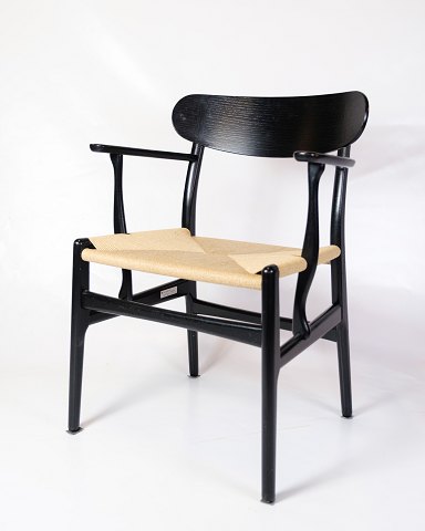 Armchair - Model CH26 - Black oak - light paper yarn - Carl Hansen & Son - Hans 
J. Wegner
Great condition
