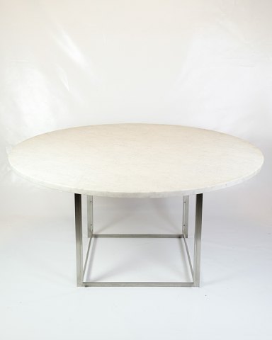 PK54 Round Dining Table - Model PK54 - Rolled White Marble - Poul Kjærholm - 
Fritz Hansen
Great condition
