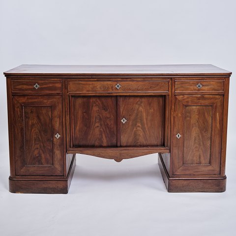 Sideboard / Desk - Hand-polished Mahogany - English style - 1860s
