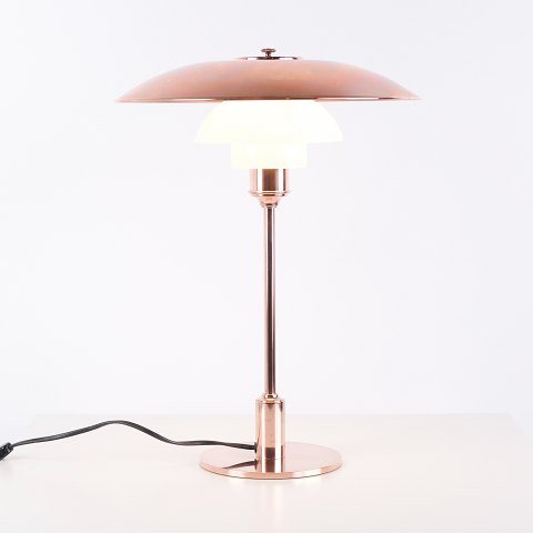 Poul Henningsen Tischlampe Modell PH 3½-2½ Limited Edition aus Kupfer für Louis Poulsen