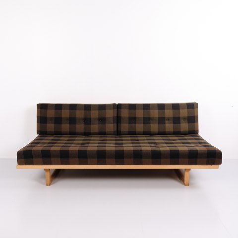 Daybed Modell 4312 aus Massiver Eiche und Wollstoff von Børge Mogensen für Fredericia Stolefabrik 1958