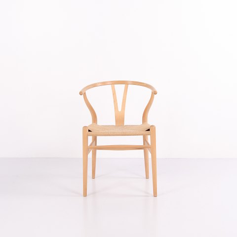 Y-Stuhl Modell CH24 aus Eiche mit Naturgeflecht von Hans J. Wegner für Carl Hansen & Søn 1960er Jahre