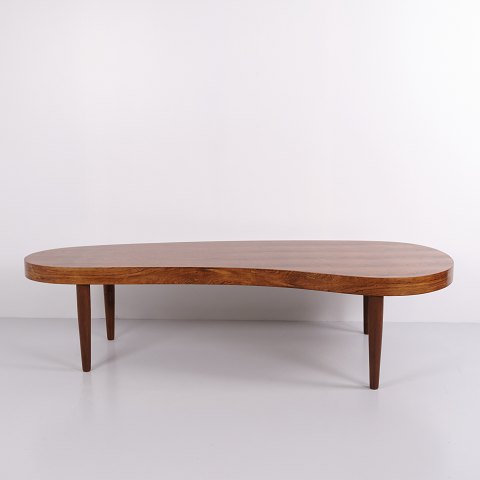 Axel Stensen Couchtisch Modell PD 81 aus Palisander für Povl Dinesen Dänemark 1960er Jahre