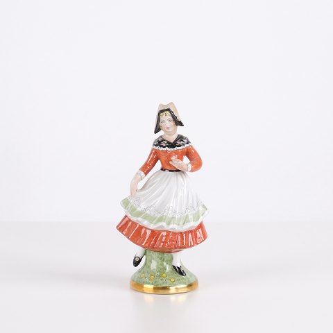 Vintage Porzellanfigur Tanzende Frau