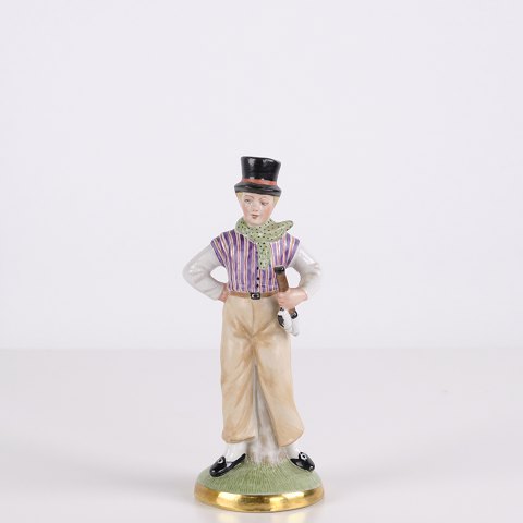 Vintage Porzellanfigur Mann