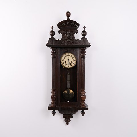 Antike Junghans Wanduhr aus Eiche 1920er Jahre