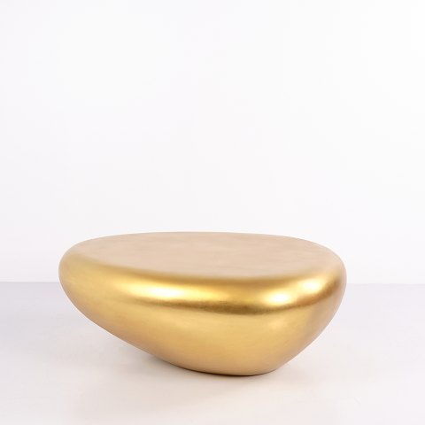 Kare Design Pebble Couchtisch in Goldfarbener Ausführung