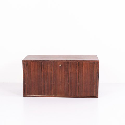 Wandhängender Schrank aus Palisander Dänisches Design aus den 1960er Jahren