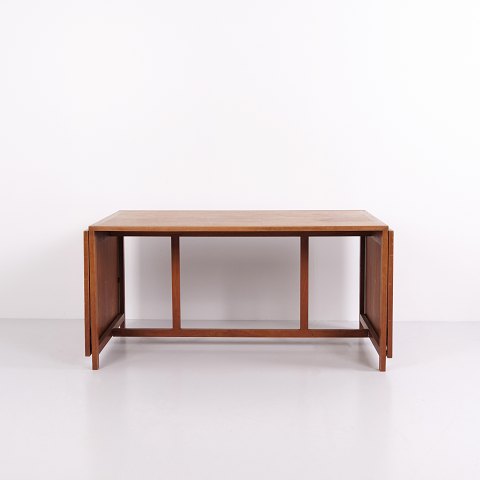 Dänischer Teak Esstisch mit Endauszügen aus den 1960er Jahren