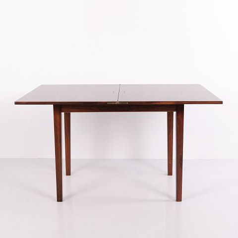 Ejner Larsen Spieltisch aus Palisander mit Klappbarer und Drehbarer Platte aus den 1950er Jahren