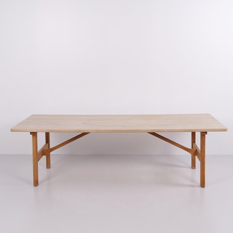 Børge Mogensen Couchtisch Modell 268 aus massiver geseifter Eiche für Fredericia Furniture