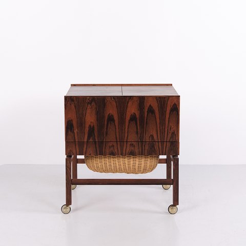 Erling Torvits Nähkästchen / Bartisch aus Palisander Dänisches Design der 1960er Jahre