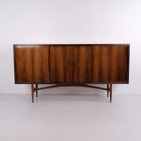 Aksel Bender Madsen Barschrank / Sideboard mit Spiegel für Willy Beck