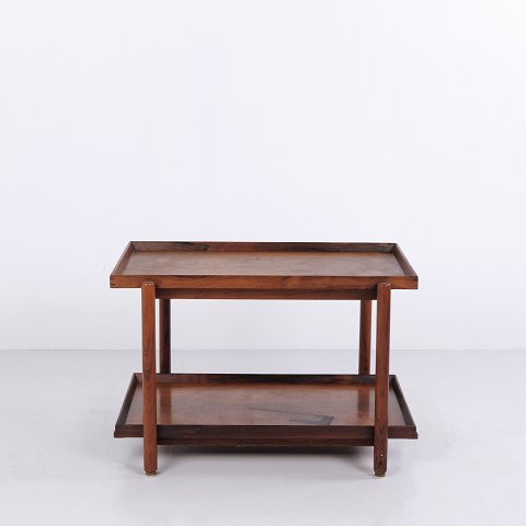 Poul Hundevad Serviertisch Modell PH 23/2 aus Palisander für Vamdrup Stolefabrik
