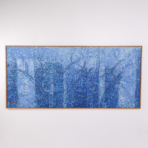 Ölgemälde auf Leinwand Signiert BES 93 109 x 239 cm von Bendt Engelbrecht-Sørensen