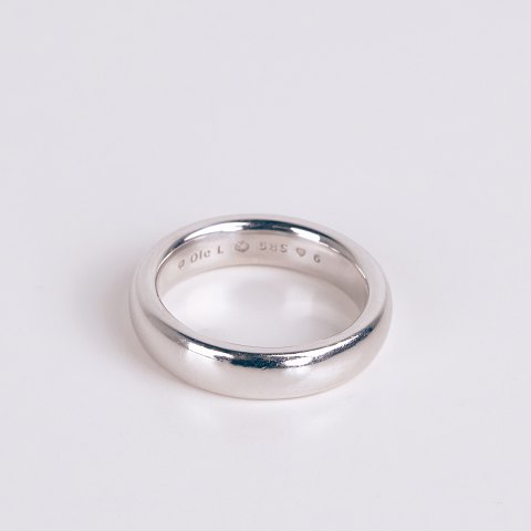 Ole Lynggaard Ring 14 Karat Weißgold