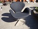Swan chair designed by Arne Jacobsen in gray wool exhibition model never been used for 5000 m2 showroom