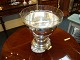 Great centerpiece in silver with glass height 32 cm and 30 cm in diameter in excellent condition 5000 m2 showroom