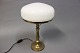 Tablelamp in brass with White glass dome and in Art Noveau style from the 1920s.5000m2 showroom.