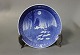 Christmas platter "Winter Twilight" from 1974 by Royal Copenhagen.5000m2 showroom. 