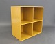 Bookcase, module 1112, in yellow by Montana with four spaces.5000m2 showroom.