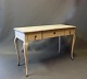 Gray painted desk in the style of gustavian from the 1930s.5000m2 showroom.