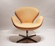 Sessel „Swan“ – Modell 3320 – Vegetabil gegerbtes Leder – Arne Jacobsen – Fritz Hansen