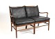 Colonial 2-person sofa - Model OW149-2 - Rosewood - Ole Wanscher - P. Jeppesen - 1960