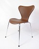 Syver Stole - Model 3107 - Nøddebrunt Elegance Læder - Arne Jacobsen - Fritz 
Hansen - 1967
Flot stand
