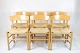 Set of Six Folk Chairs - Model J39 - Folk Chair - Børge Mogensen - FDB Furniture 
- 1960s
