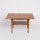 Folding Table - Teak & Beech - Brass fittings - Børge Mogensen - Søborg 
Furniture Factory - 1950s

