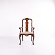 Armchair – Queen Anne Style – Walnut with Fruitwood Inlay – Hand-Polished 
Shellac – c. 1860
Great condition
