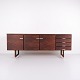 Sideboard - Rosewood - Aluminum Handles & Feet - Kai Kristiansen - Feldballes Furniture Factory (F M Furniture) - 1960s