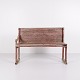 Bench - Original Red Paint - Pine Wood - 1860s