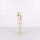 Sculpture – Figure Féminine – Partiellement Dévêtue – Porcelaine Biscuit – Années 1920 – Taille Rare