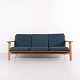 Hans J. Wegner GE-290/3 Dreisitzer Sofa aus Seifenbehandelter Eiche