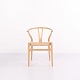 Y-Stuhl Modell CH24 aus Eiche mit Naturgeflecht von Hans J. Wegner für Carl Hansen & Søn 1960er Jahre