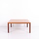 Großer quadratischer Couchtisch aus hellem Mahagoni von Erik Jørgensen Møbelfabrik