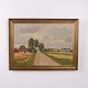 Landschaftsgemälde auf Leinwand im Goldrahmen 58,5 x 78 cm