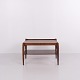 Dänischer Serviertisch / Beistelltisch aus Palisander mit Ablage ca. 1960er Jahre