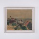 Søren Hjorth-Nielsen Gemälde Vesterø auf Læsø Signiert HN 1955 45 x 52 cm