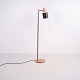 Jo Hammerborg Studio Stehlampe aus Schwarzem Metall und Kupfer Fog & Mørup 1960er Jahre